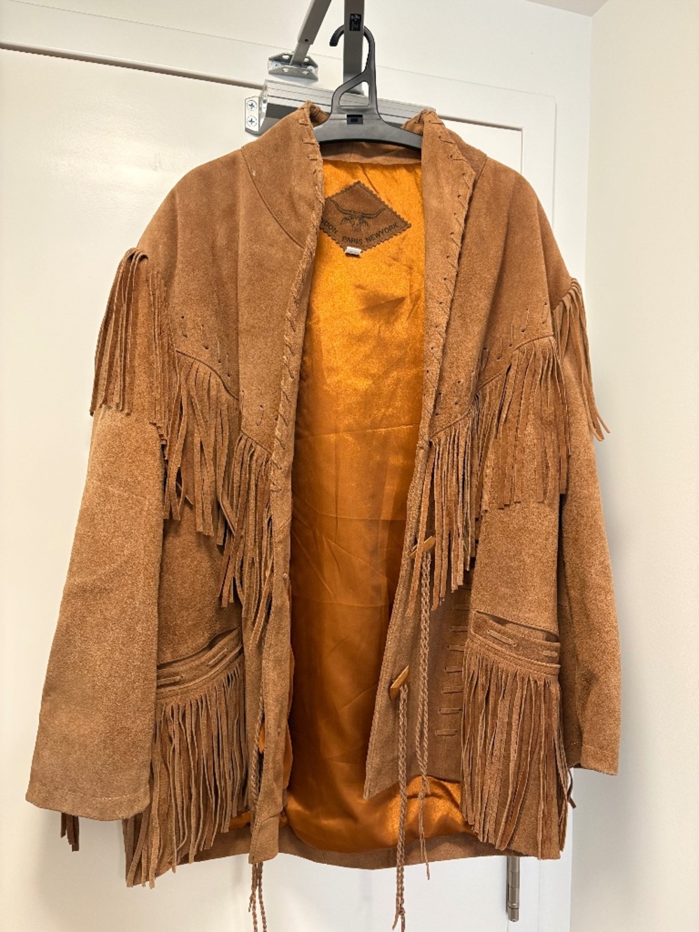 Western jacket real leather
